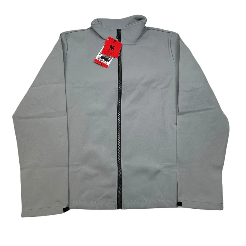 32 Degrees Heat Jacket Mens Medium Gray Activewear Lightweight‎ Full Zip